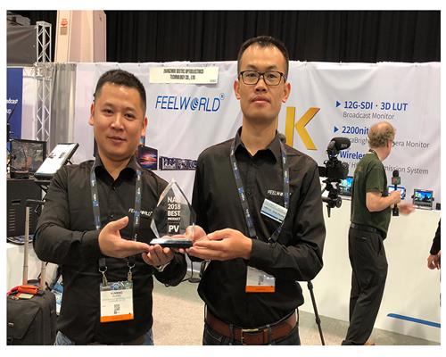 2018 NAB exhibition, FEELWORLD/ SEETEC 2000nit 4K Small Monitor/ 4K Broadcast Monitor Favored