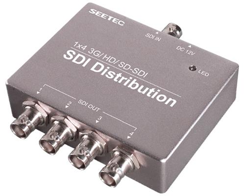 3G/ HD/ SD-SDI分配器一分四 SDI-124