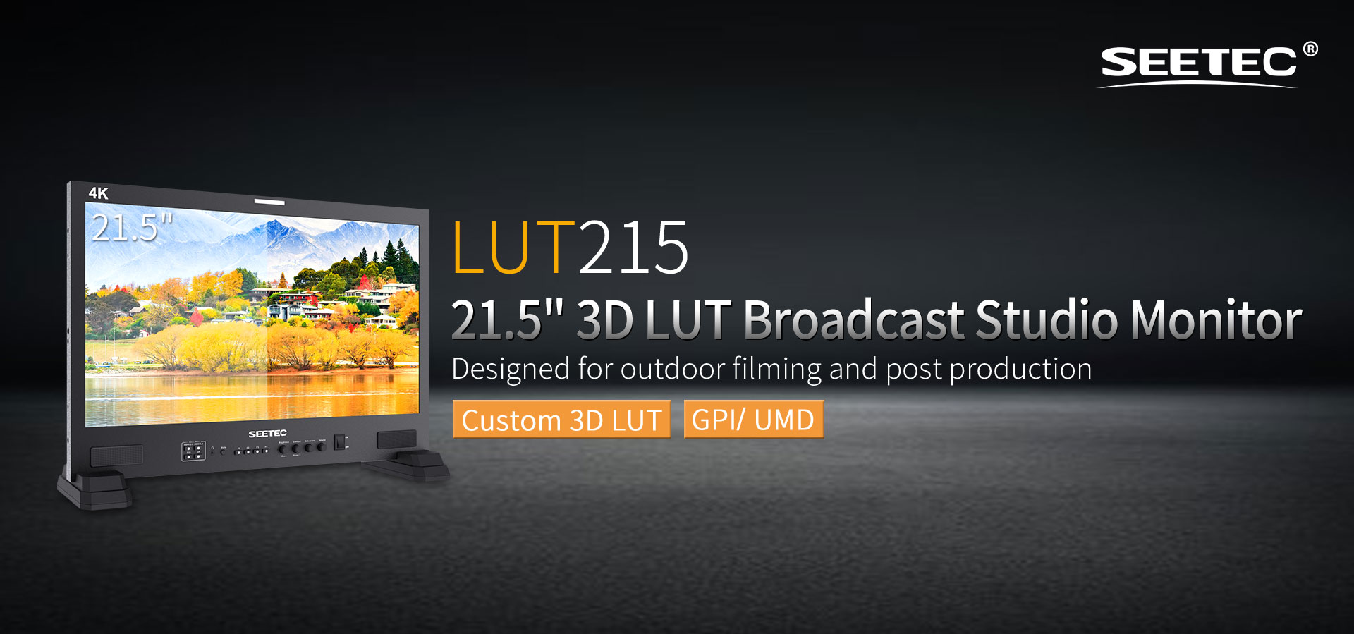 215 inch fhd 3d-lut director monitor