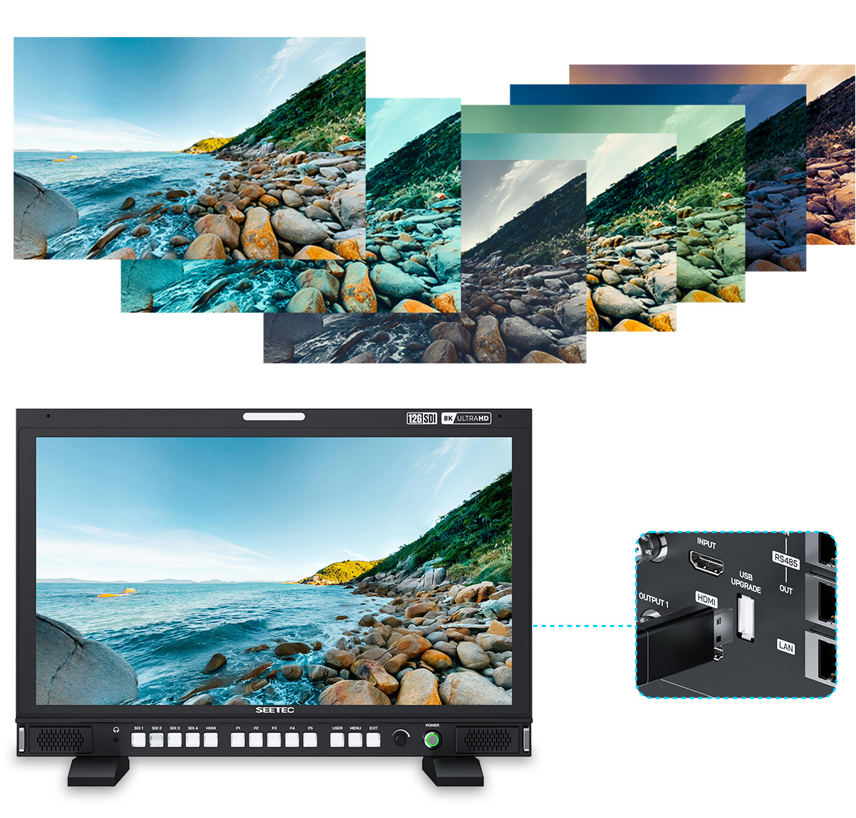 8k 3d lut 监视器